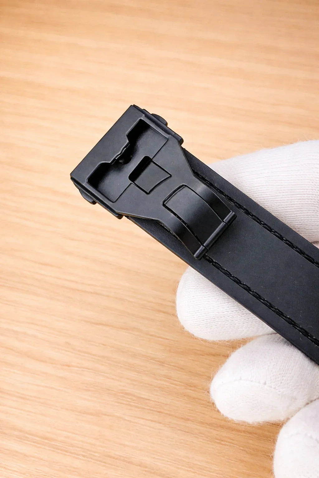 Hublot Skeleton Leather Straps - Premium Watch - Silver Green
