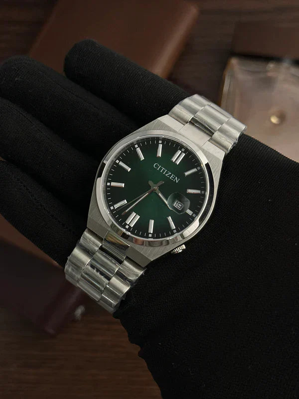 CTZN - Tsuyosa Silver Green Quartz - AAA Quality