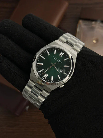 CTZN - Tsuyosa Silver Green Quartz - AAA Quality