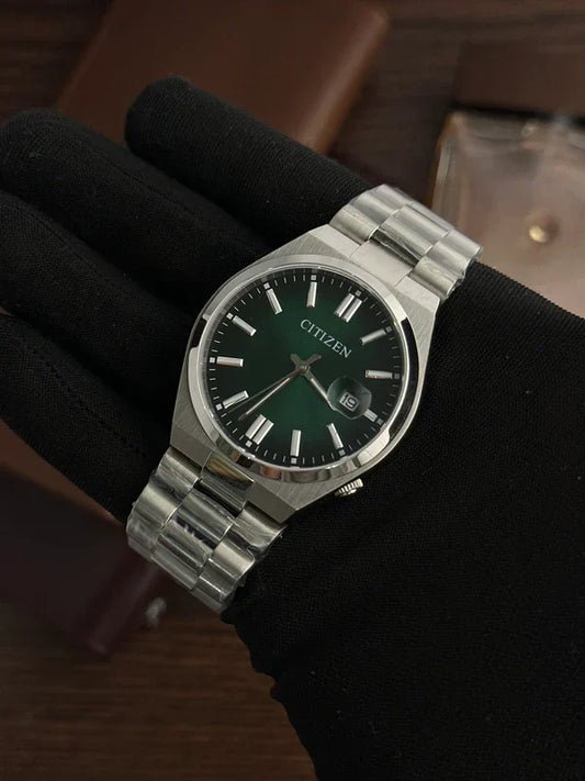 CTZN - Tsuyosa Silver Green Quartz - AAA Quality