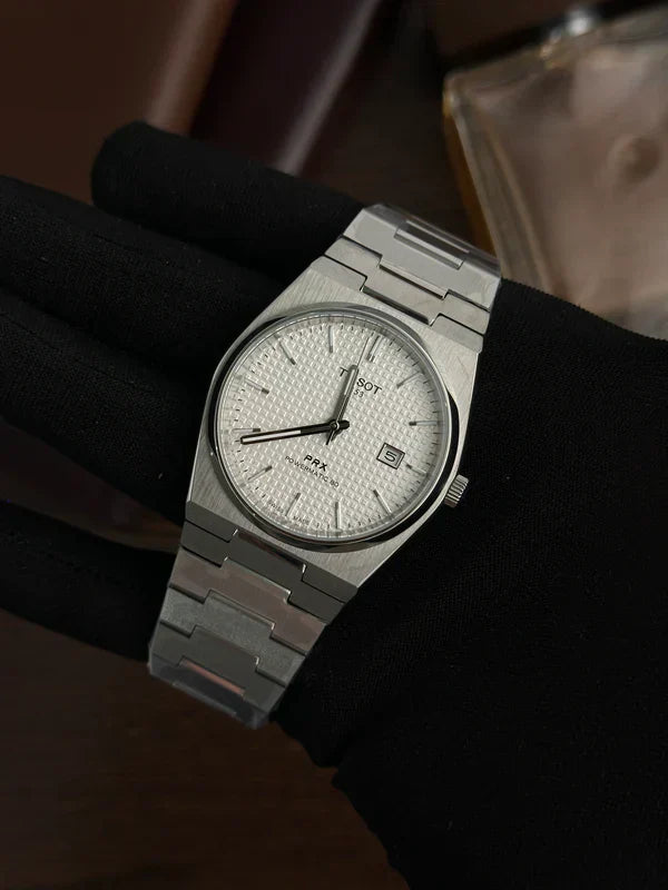 TST - PRX Automatic Textured White - AAA Quality